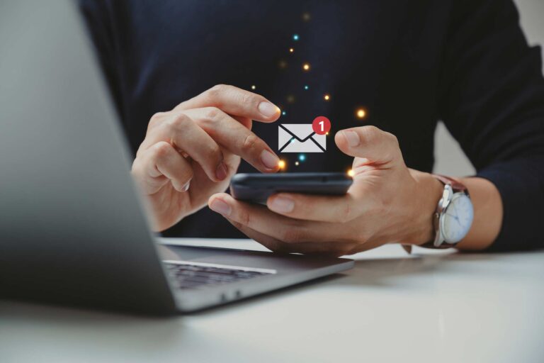 Email wit notification alert