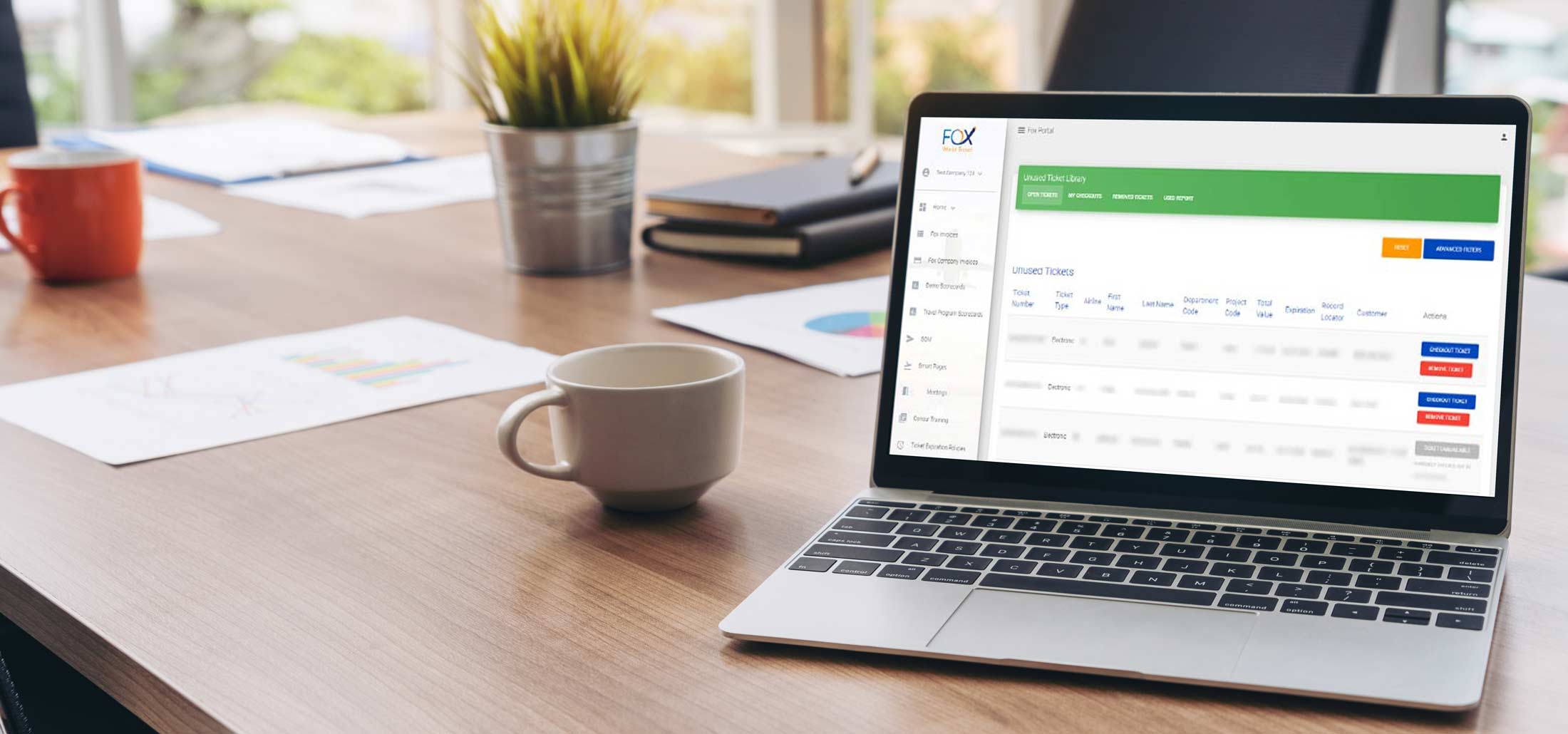 Business data dashboard analysis