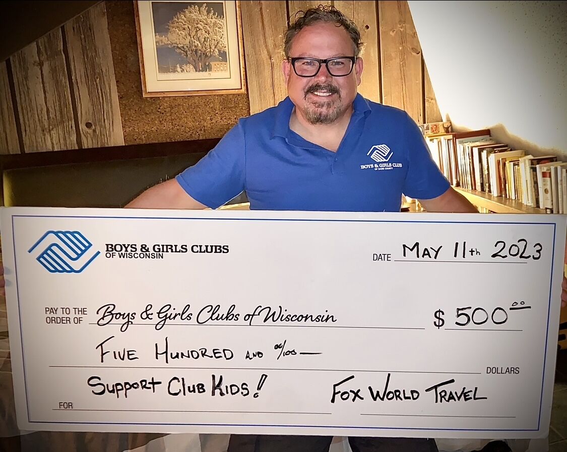 Fox World Travel donates to Boys and Girls Club