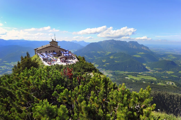 Overview from the top of the Eagles Nest, Kehlsteinhaus, Germany