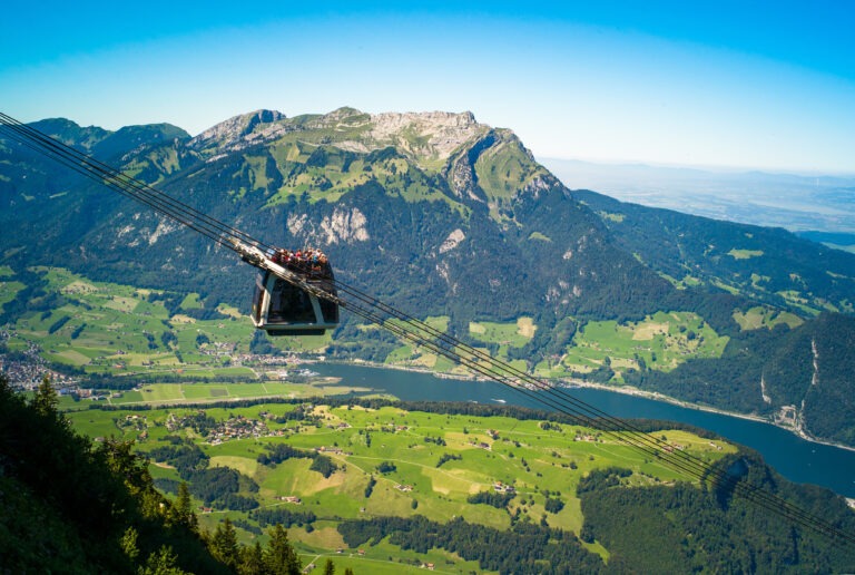 stanserhorn cable car - switzerland
