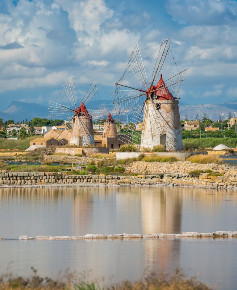 Mazara del Vallo salt mill