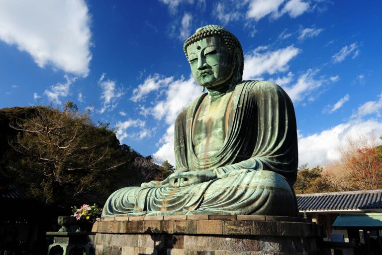 The famous Great Buddha in Japanese Temple