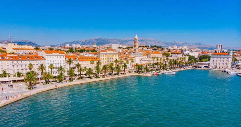 Split Town from Above