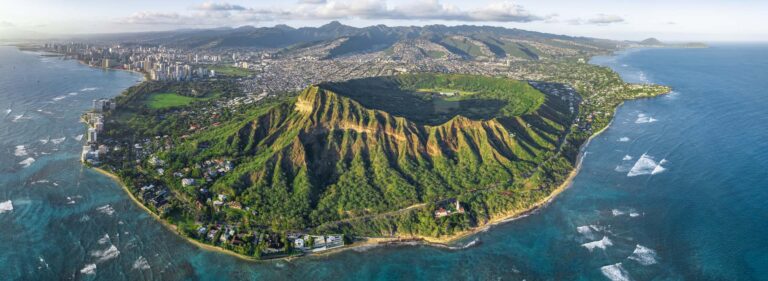 Diamond Head crater in Oahu