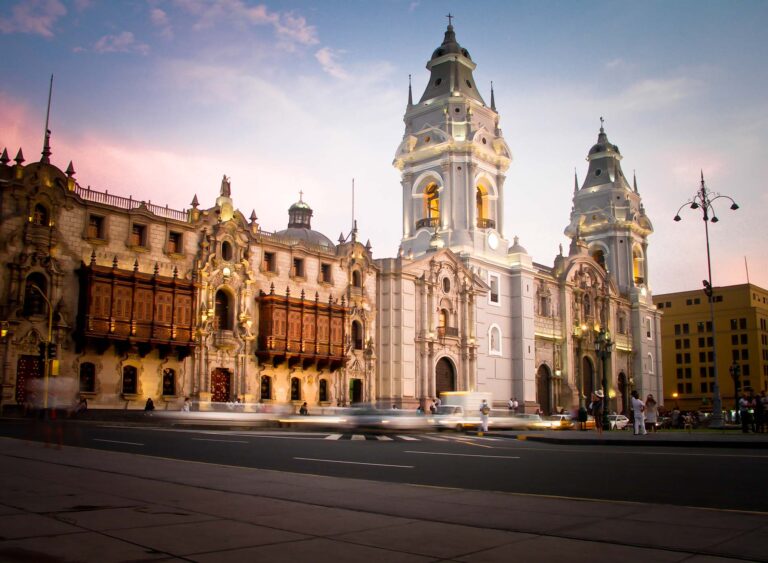 Plaza de armas in Lima, Peru