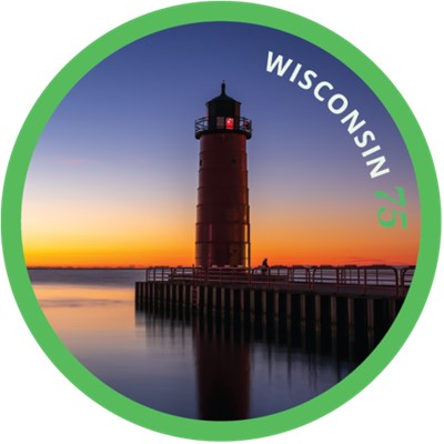 2025 Deloitte Wisconsin 75 logo.